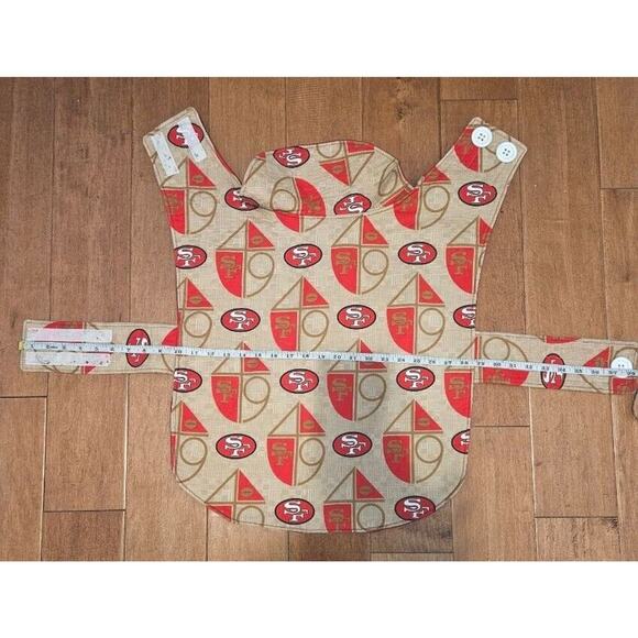 Custom San Francisco 49ers NFL Football Dog Vest Jacket Bulldog Large - Picture 5 of 6
